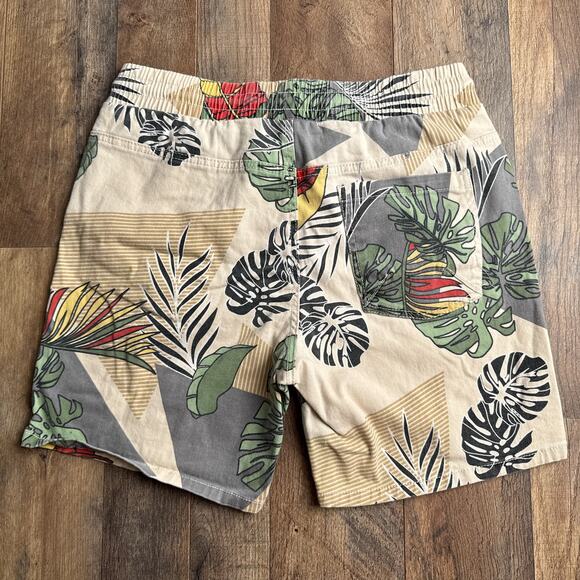 Good Vibes Hawaiian Shorts Men's Small Pockets Surfer Summer Beach 6239 - Picture 2 of 11